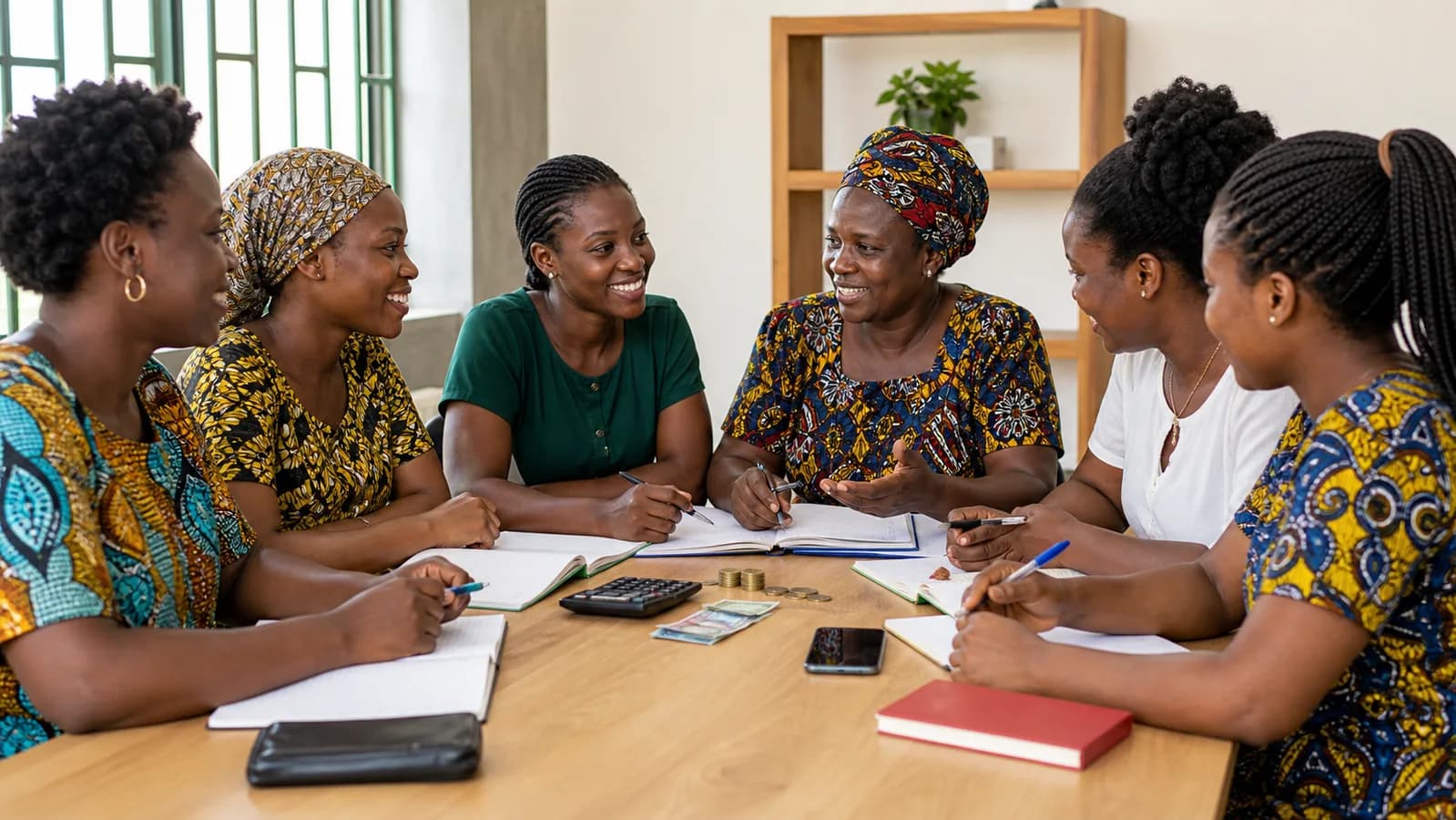 Community savings group meeting